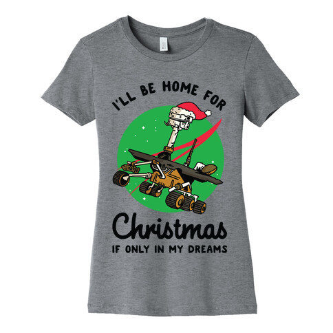 I'll Be Home For Christmas Oppy Womens T-Shirt