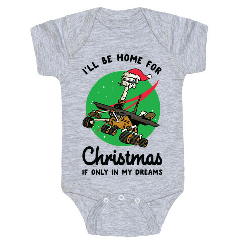 I'll Be Home For Christmas Oppy Baby One-Piece