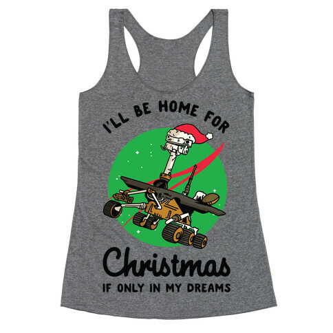 I'll Be Home For Christmas Oppy Racerback Tank Top