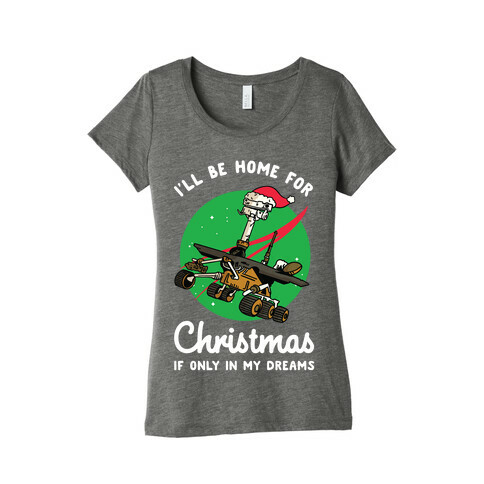 I'll Be Home For Christmas Oppy Womens T-Shirt