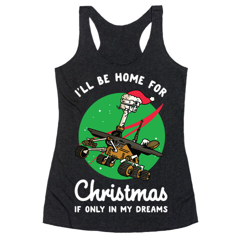 I'll Be Home For Christmas Oppy Racerback Tank Top