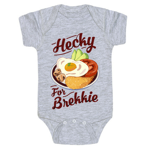 Hecky For Brekkie  Baby One-Piece