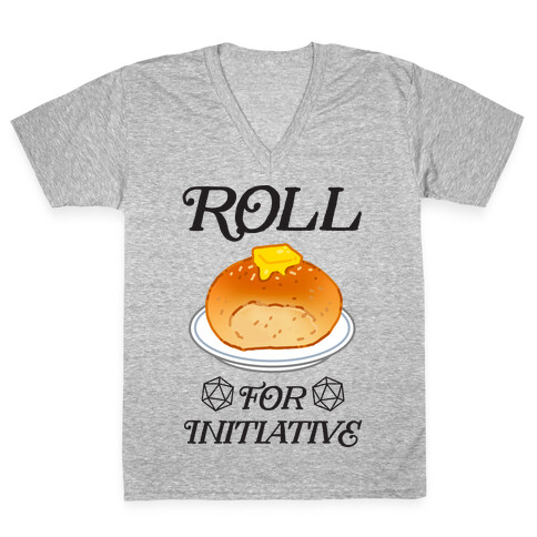 Roll for Initiative  V-Neck Tee Shirt