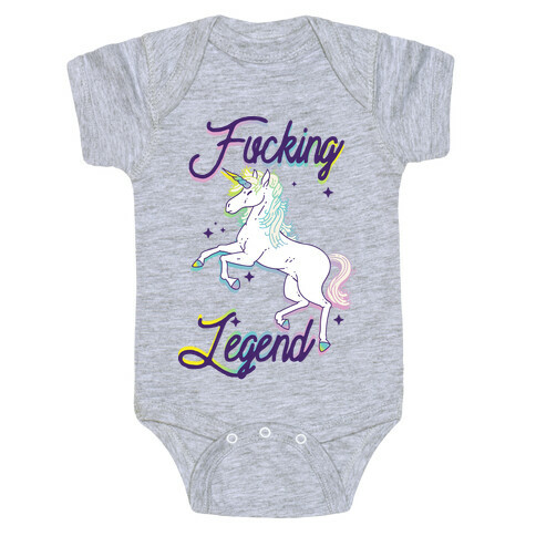 F***ing Legend (Unicorn) Baby One-Piece