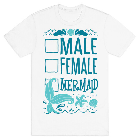 Male, Female, Mermaid T-Shirt