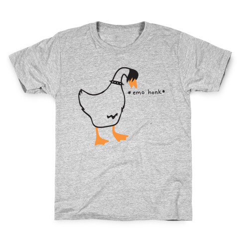 Emo Honk Goose Kids T-Shirt