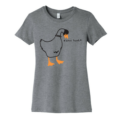 Emo Honk Goose Womens T-Shirt