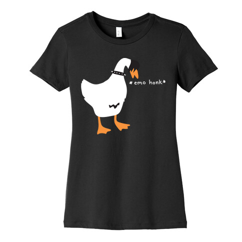 Emo Honk Goose Womens T-Shirt
