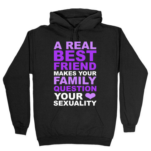 Real Best Friend Hooded Sweatshirt