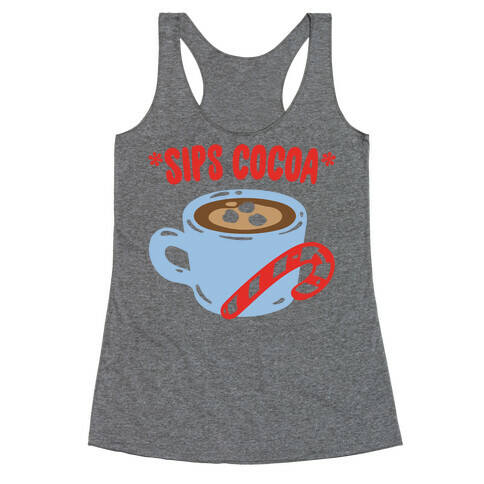 Sips Cocoa Racerback Tank Top