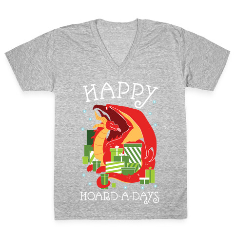 Happy Hoard-A-Days V-Neck Tee Shirt