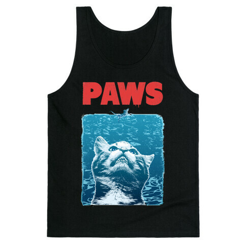 PAWS (Jaws Parody) Tank Top