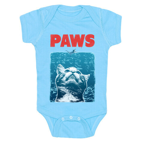 PAWS (Jaws Parody) Baby One-Piece