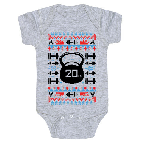 Ugly Fitness Sweater Baby One-Piece