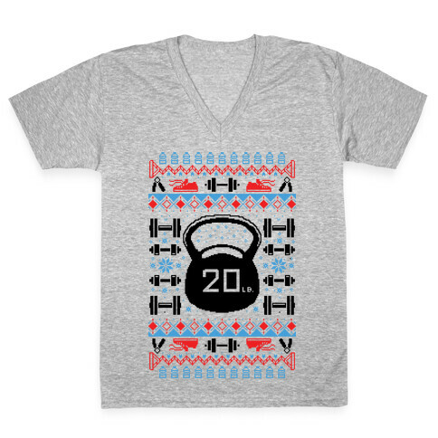 Ugly Fitness Sweater V-Neck Tee Shirt