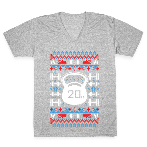 Ugly Fitness Sweater V-Neck Tee Shirt