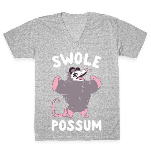 Swole Possum V-Neck Tee Shirt