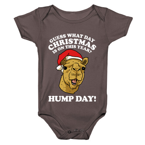 Guess What Day Christmas is on This Year? Baby One-Piece