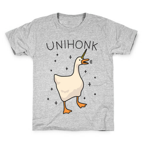 Unihonk Goose Unicorn Kids T-Shirt