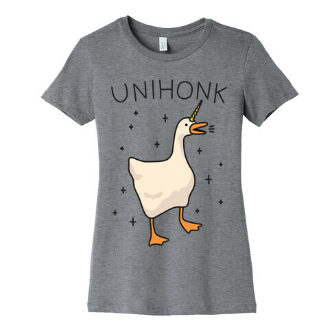 Unihonk Goose Unicorn Womens T-Shirt