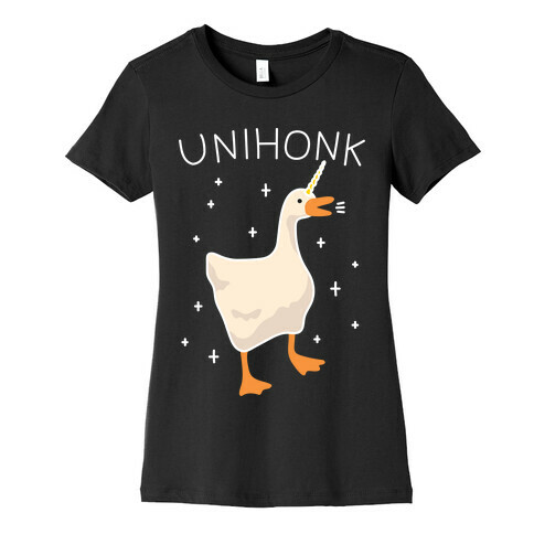 Unihonk Goose Unicorn Womens T-Shirt