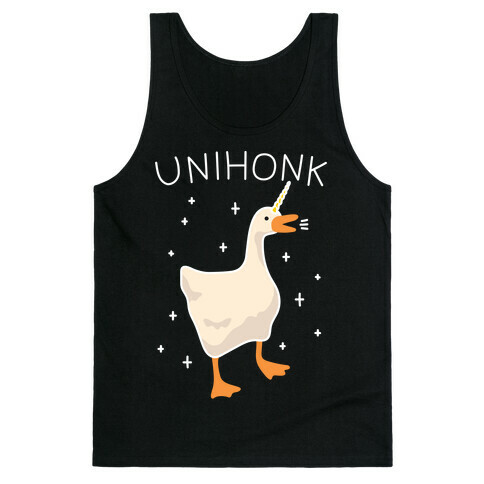 Unihonk Goose Unicorn Tank Top