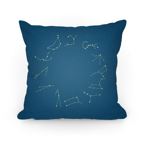 Zodiac Constellation Pillow