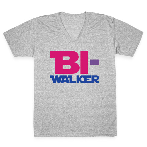 Bi-Walker Parody V-Neck Tee Shirt