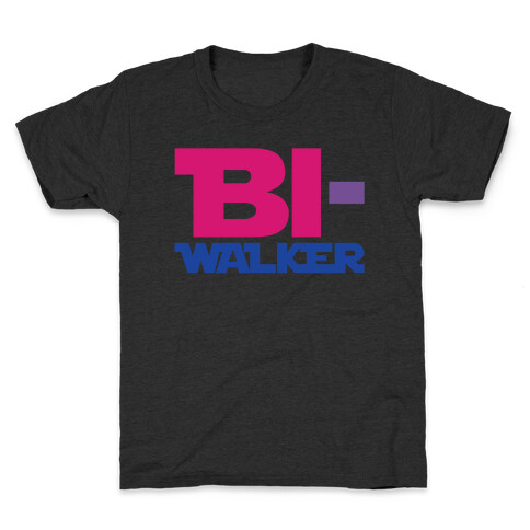 Bi-Walker Parody White Print Kids T-Shirt
