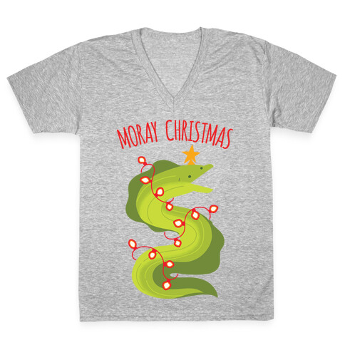 Moray Christmas V-Neck Tee Shirt