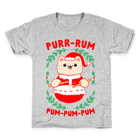 Purr-rum-pum-pum-pum Kids T-Shirt