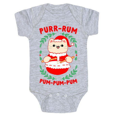 Purr-rum-pum-pum-pum Baby One-Piece