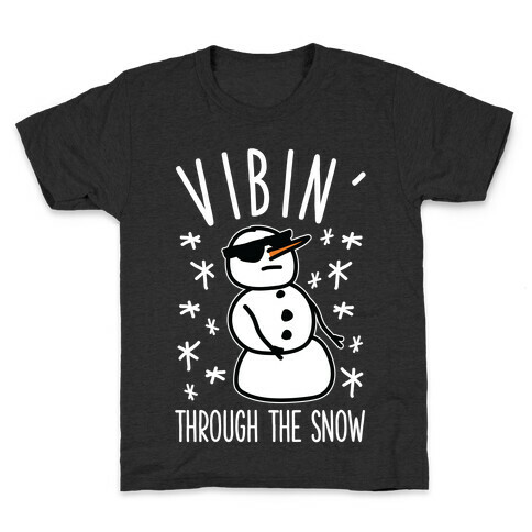 Vibin' Through The Snow Kids T-Shirt