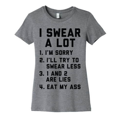 I Swear a Lot Womens T-Shirt