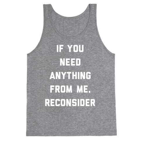 Reconsider Tank Top