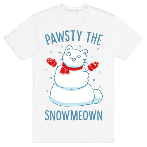 Pawsty The Snowmeown T-Shirt