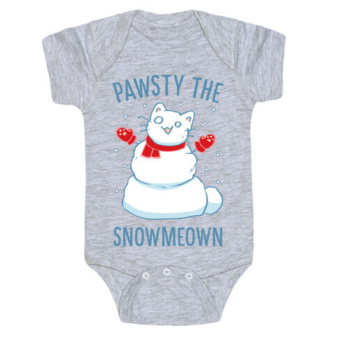 Pawsty The Snowmeown Baby One-Piece
