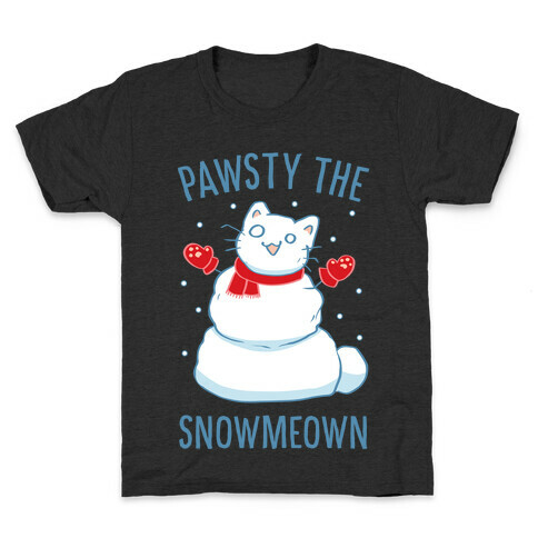 Pawsty The Snowmeown Kids T-Shirt