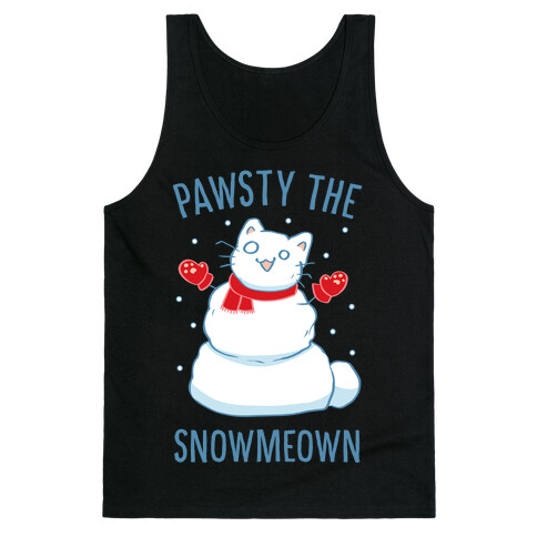 Pawsty The Snowmeown Tank Top