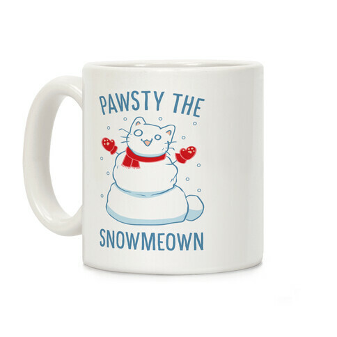 Pawsty The Snowmeown Coffee Mug