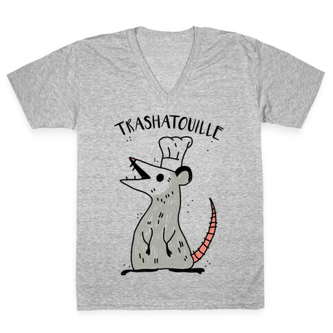 Trashatouille  V-Neck Tee Shirt