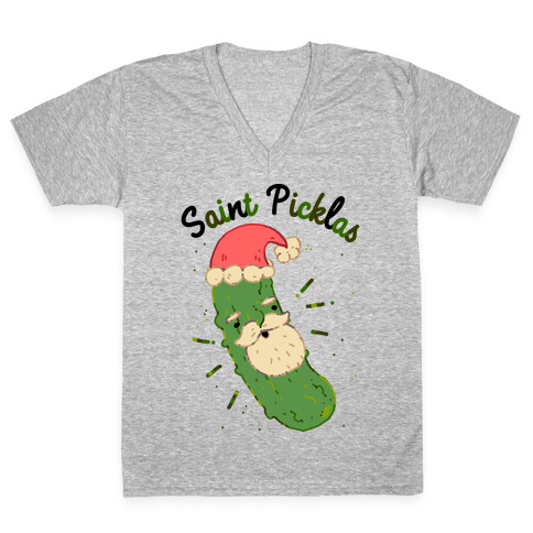 Saint Picklas  V-Neck Tee Shirt