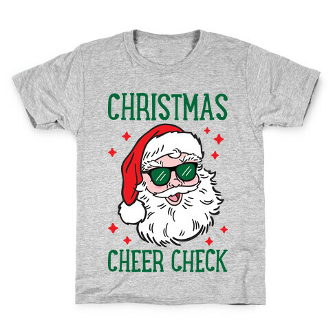 Christmas Cheer Check Kids T-Shirt