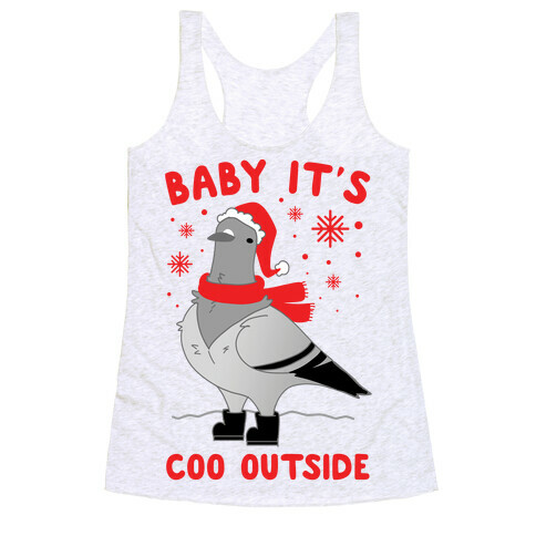 Baby It's Coo Outside Racerback Tank Top