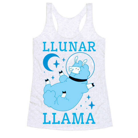 Llunar Llama Racerback Tank Top