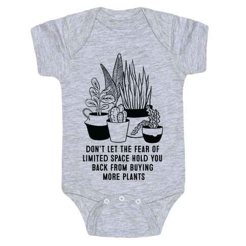 Don't Let the Fear of Limited Space Hold You Back From Buying More Plants Baby One-Piece