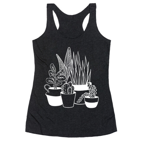 Houseplant Illustration Racerback Tank Top