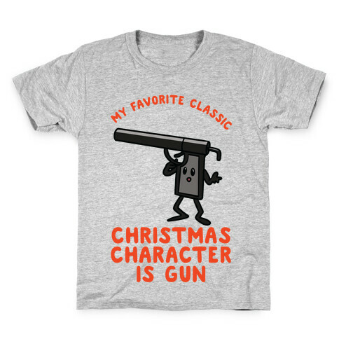 My Favorite Class Christmas Character is Gun Kids T-Shirt
