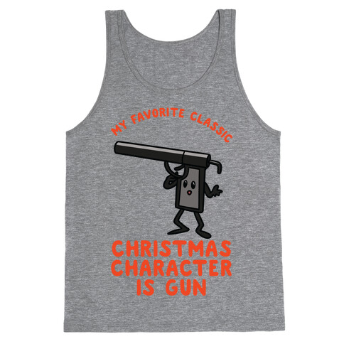 My Favorite Class Christmas Character is Gun Tank Top