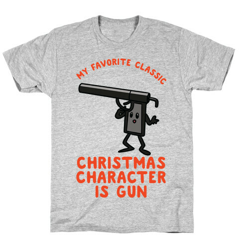 My Favorite Class Christmas Character is Gun T-Shirt